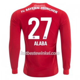 FC Bayern München David Alaba 27 Voetbalshirts Thuis 2019/20 - LS